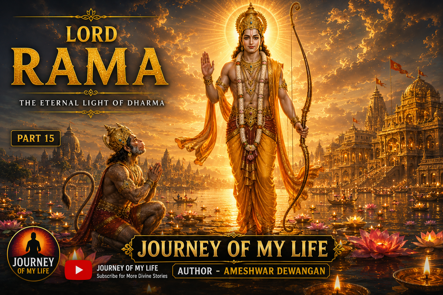 Lord Rama Blessing Humanity