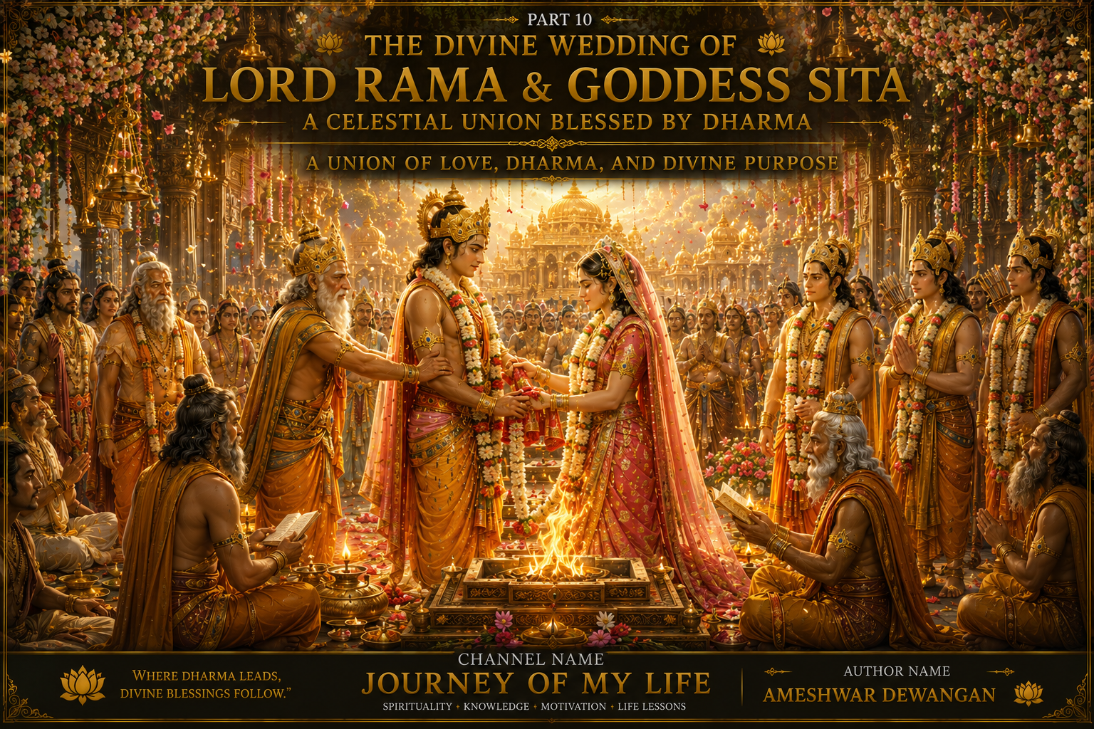 The Divine Wedding of Lord Rama and Goddess Sita