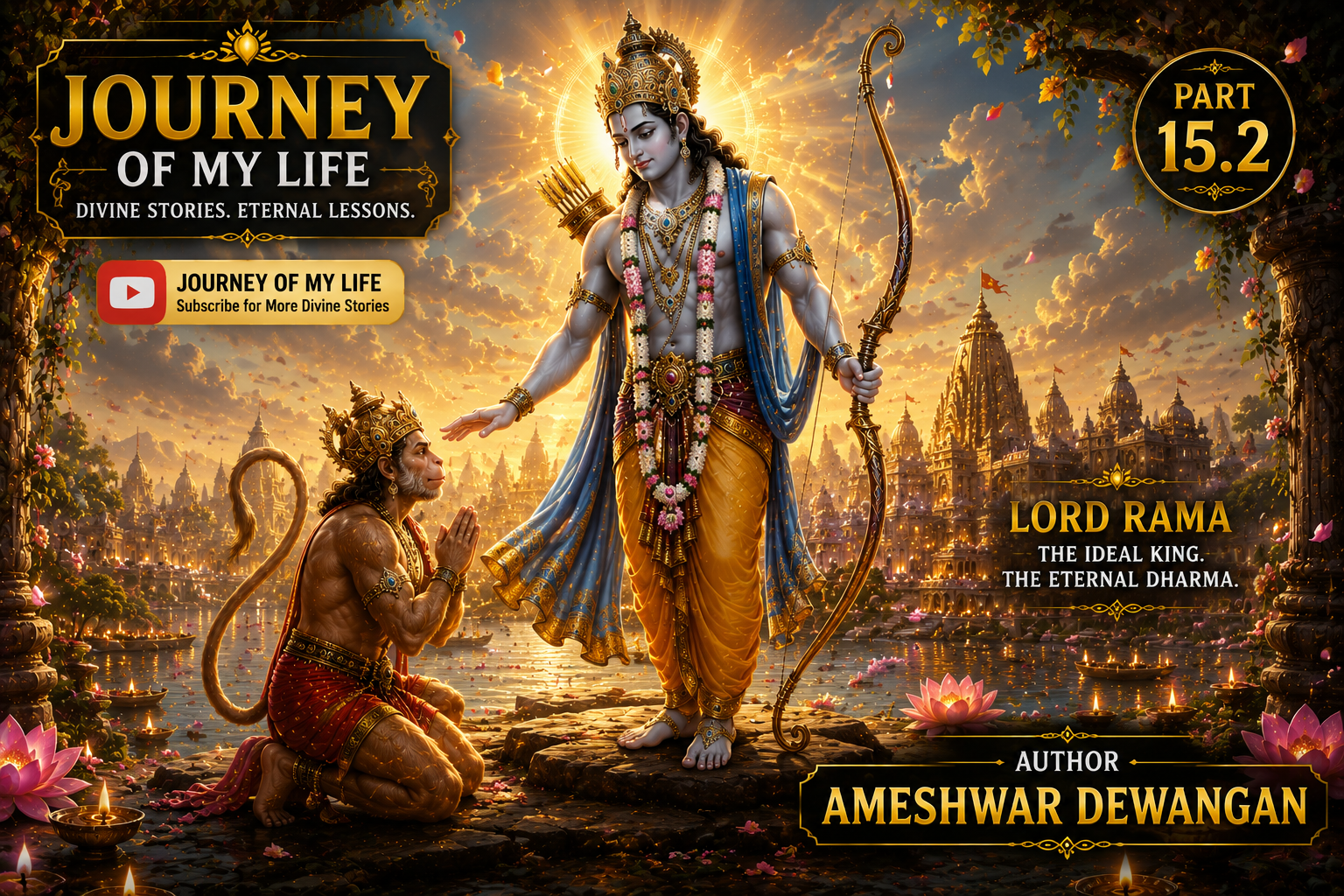 Lord Rama Blessing Humanity – Grand Finale of the Ramayana