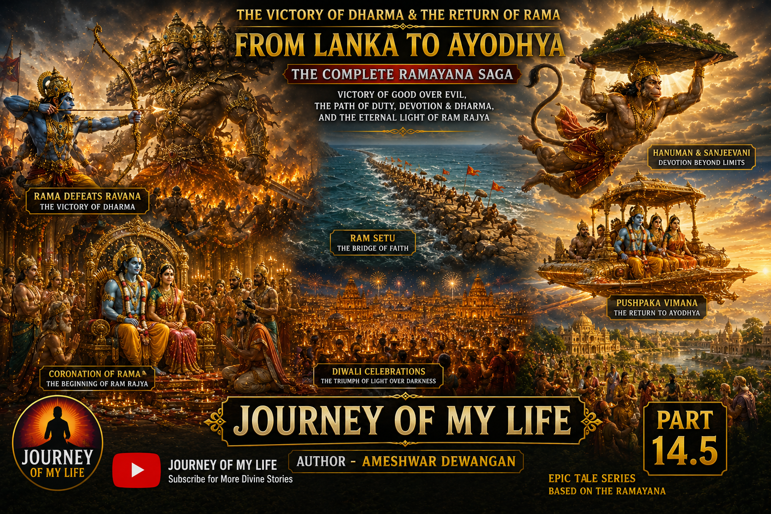 The Great War of Lanka, Victory of Lord Rama and Ram Rajya