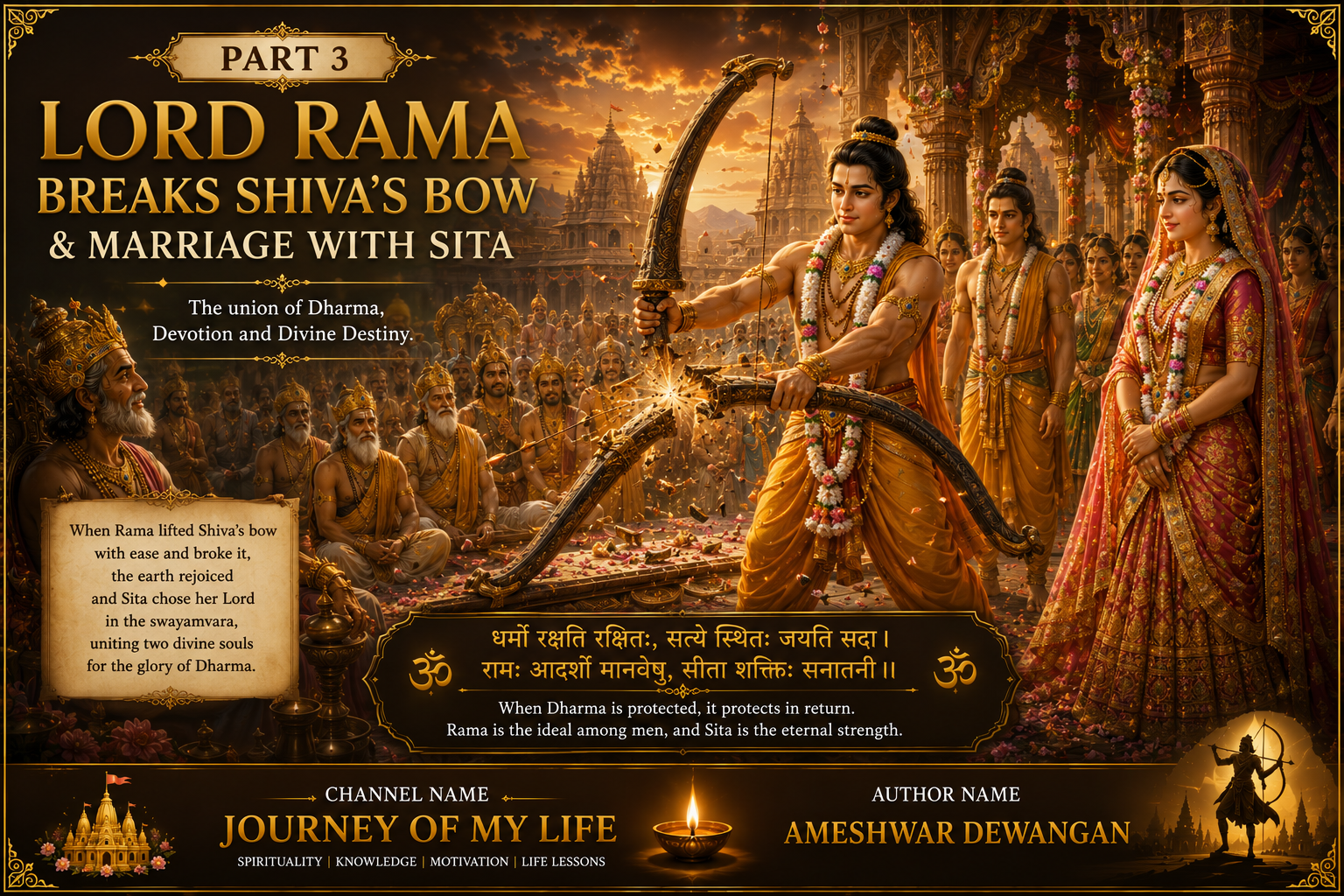 Sita Swayamvar and the Breaking of Lord Shiva's Divine Bow